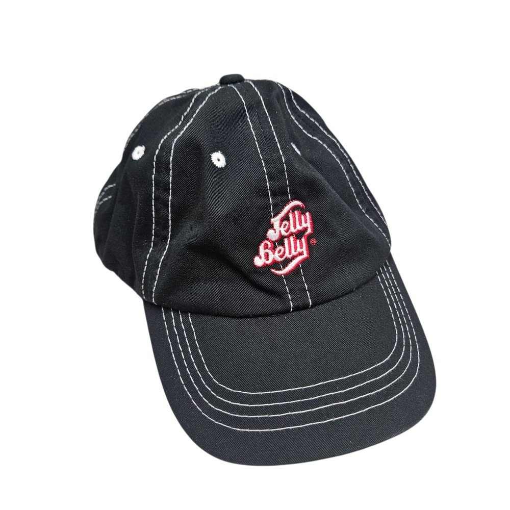 Town Talk Jelly Belly Cap‎ Unisex OS Black Contrast Stitch Embroidered Dad Hat